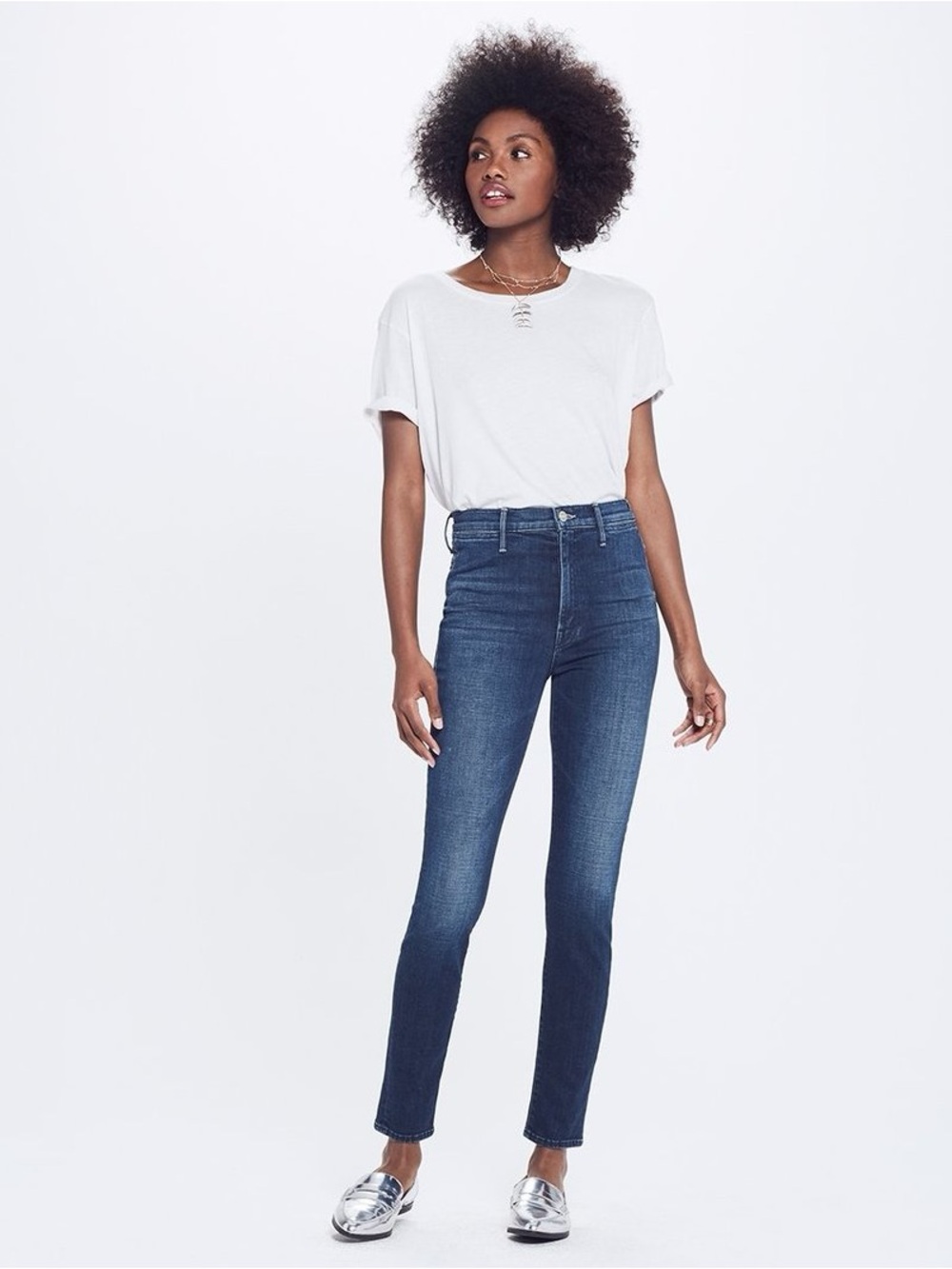 MOTHER the swooned coin pocket jean